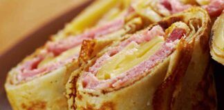 Rotolo di patate con prosciutto e formaggio - RicettaSprint