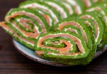 Rotolo di spinaci al salmone