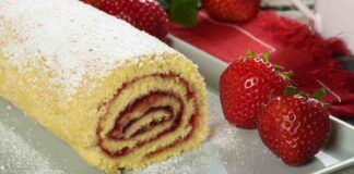 Rotolo veloce alle fragole - RicettaSprint