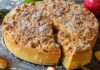 Sbriciolata con crema e mele
