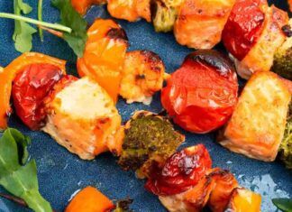 Spiedini di salmone - RicettaSprint