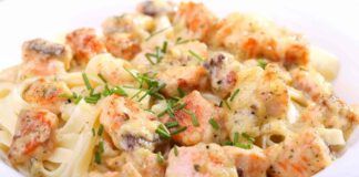 Tagliatelle al salmone