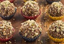 Tartufini ricotta arancia e nutella