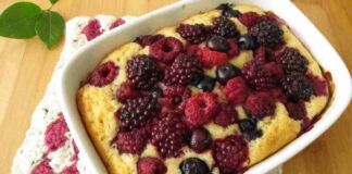 Torta ai frutti bosco senza uova burro e zucchero RicettaSprint