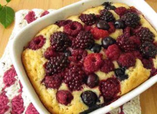 Torta ai frutti bosco senza uova burro e zucchero RicettaSprint