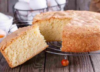 Torta al miele leggera