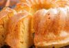 Torta all'acqua e vaniglia