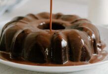 Torta budino al cioccolato