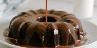 Torta budino al cioccolato