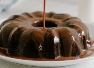 Torta budino al cioccolato