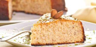 Torta con latte e riso
