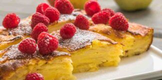 Torta invisibile alle mele con albumi RicettaSprint