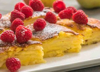 Torta invisibile alle mele con albumi RicettaSprint