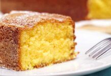 Torta morbida al melone