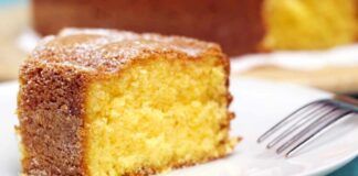 Torta morbida al melone