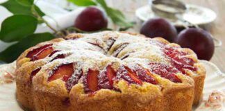 Torta prugna senza uova e burro RicettaSprint