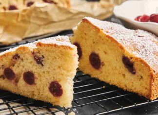 torta yogurt e ciliegie