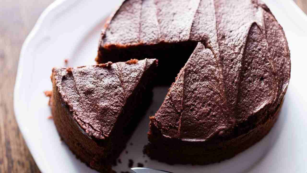 Tortina frullata di banane e cacao