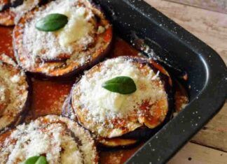 Tortino salato con melanzane e champignon