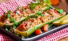 Zucchine ripiene al tonno