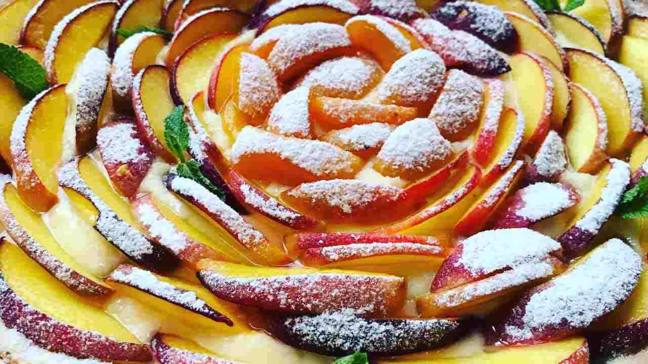 Crostata vegana frutta fresca