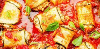 involtini zucchine al sugo ricettasprint