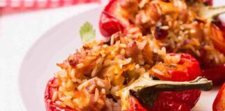 peperoni ripieni di riso ricettasprint