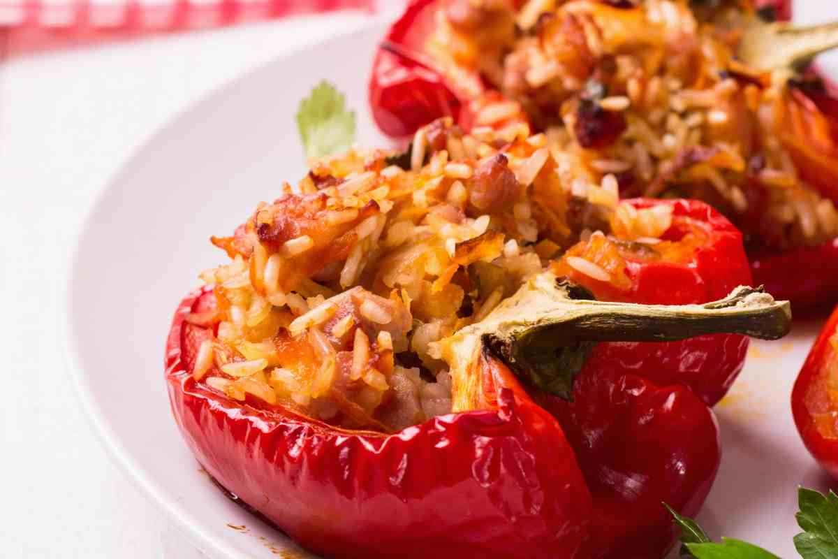 peperoni ripieni di riso ricettasprint