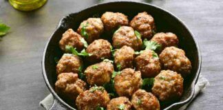 polpette di salsiccia in padella