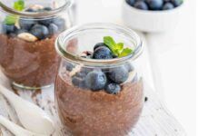 Chi dice che una colazione sana non può essere al cioccolato, io la faccio così tutti i giorni e dimagrisco a vista d’occhio pudding cacao e nocciole ricettasprint