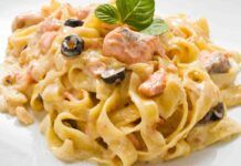 tagliatelle cremose salmone fresco ricettasprint