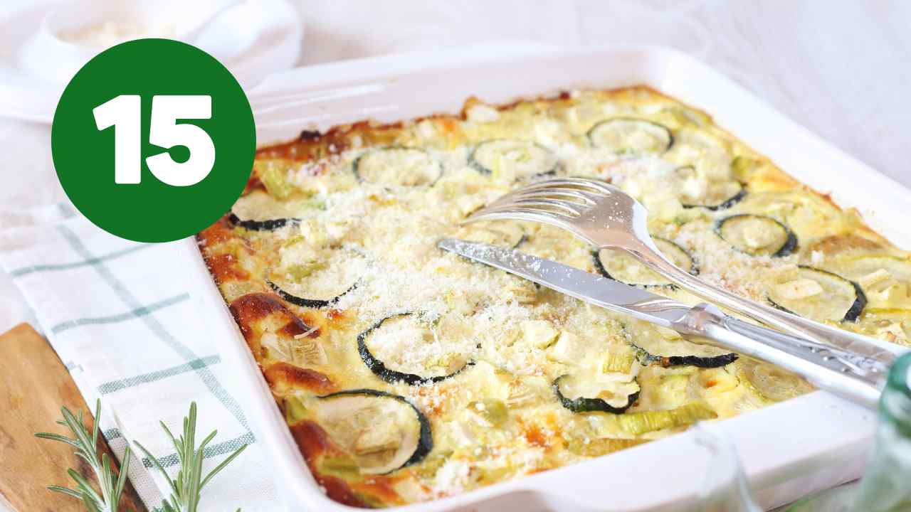 15 Ricette con le zucchine