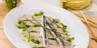 Alici marinate in 5 minuti