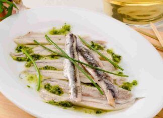 Alici marinate in 5 minuti
