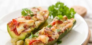 Barchette di zucchine ripiene di patate e tonno RicettaSprint