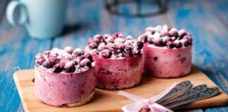 Bavarese ai frutti di bosco