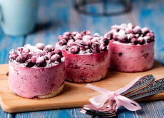 Bavarese ai frutti di bosco