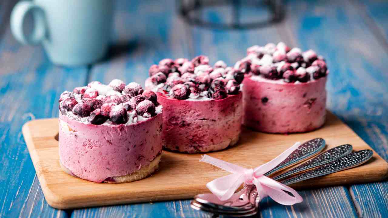 Bavarese ai frutti di bosco