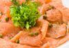 Carpaccio di salmone affumicato