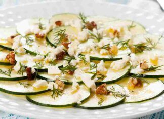 Carpaccio di zucchine
