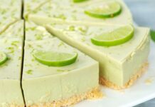 Cheesecake al lime