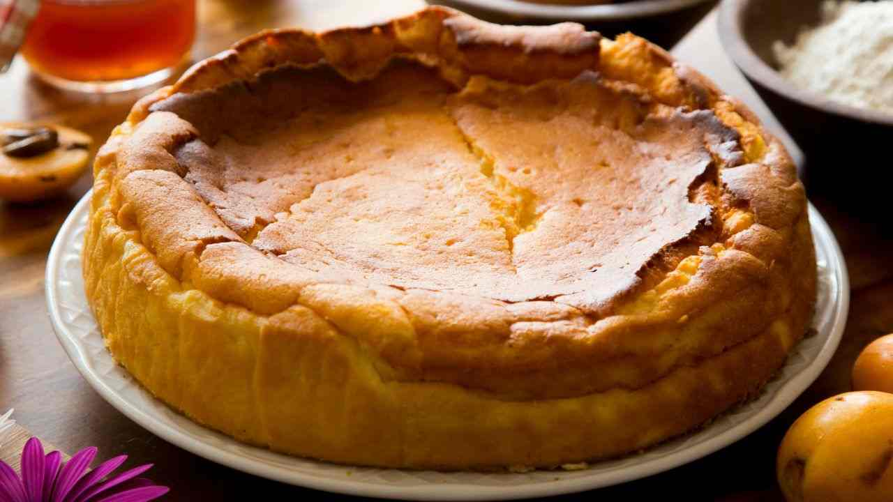 Cheesecake ricotta e pera