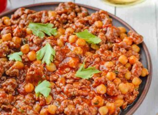 Chili di carne e ceci