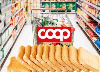 Fette biscottate e logo Coop