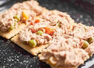 Crackers tonno e pomodorini