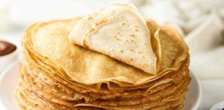 Crepes 3 bicchieri al cocco