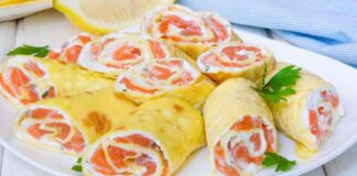 Crepes salate con prosciutto crudo e ricotta