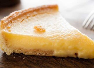 Crostata panna e limone
