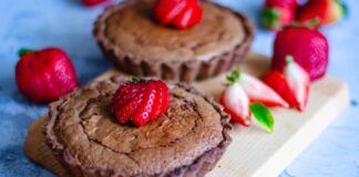 Crostatine al cioccolato e fragole RicettaSprint