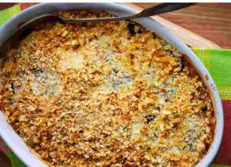 Crumble di riso e verdure